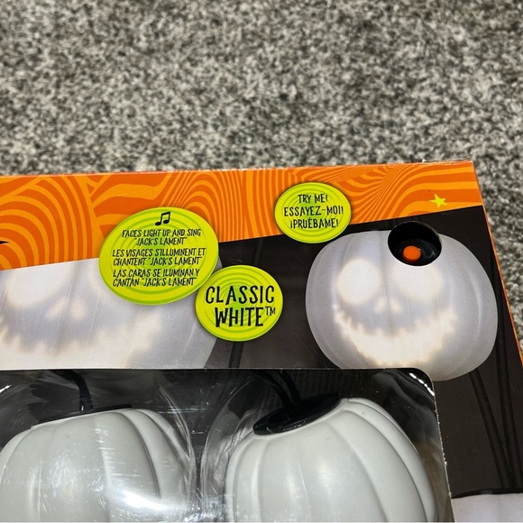 Nightmare Before Christmas Halloween String Lights Jack Skellington Talking Sing - Picture 3 of 12